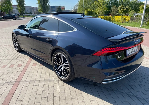 Audi A7 cena 209000 przebieg: 31000, rok produkcji 2019 z Wrocław małe 742